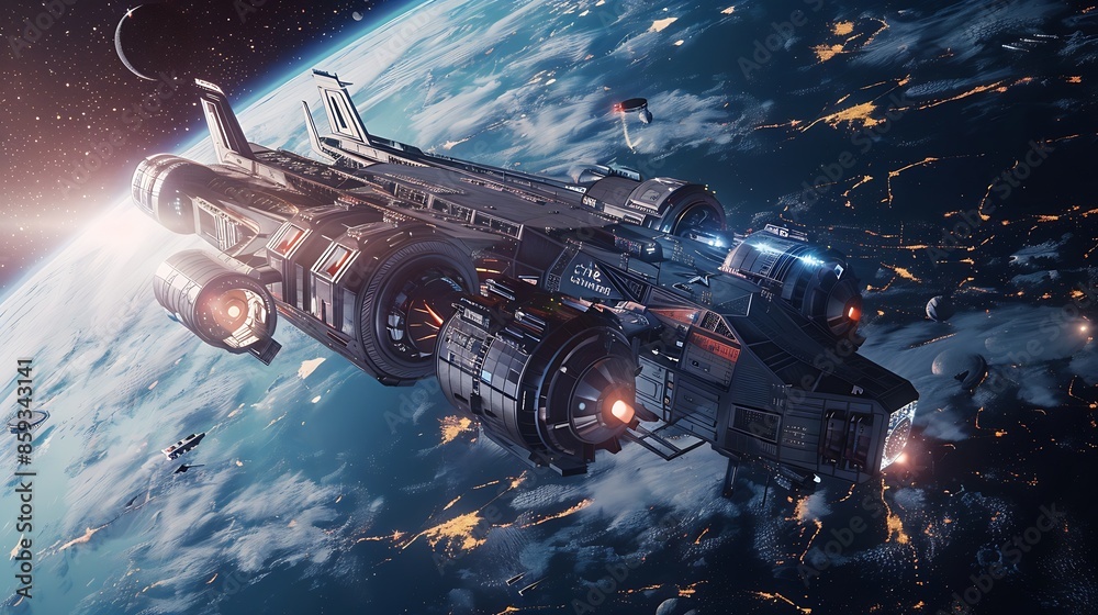 Aufkleber technology in the new 2024 the development of the industry and a technological leap in the development of mankind and the conquest of space : Generative AI