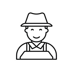 Gardener vector icon