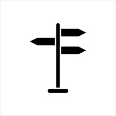 direction sign icon. Navigation. location. For graphic and web design collection logo vector illustration.