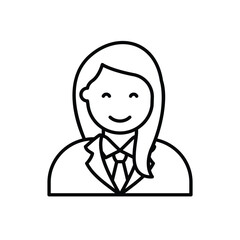 Lawyer vector icon