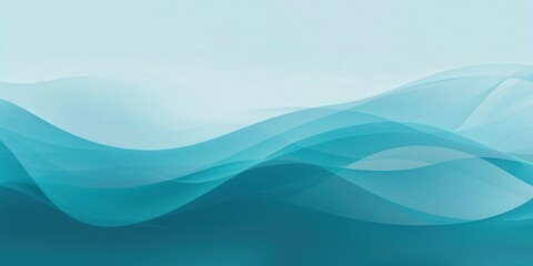 Abstract Blue Wave Pattern Background