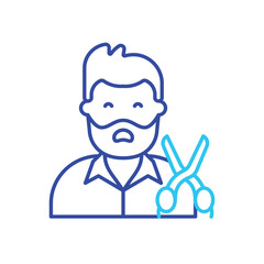 Barber vector icon