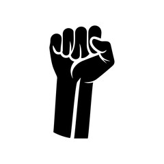 raised fist hand