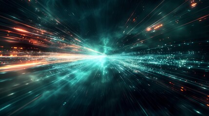 Hyperspace Tunnel of Light