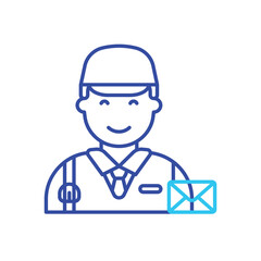 Postman vector icon