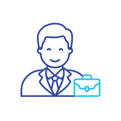 Businessman vector icon