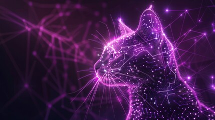 Digital Cat: A Cosmic Portrait