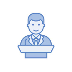 Politician vector icon