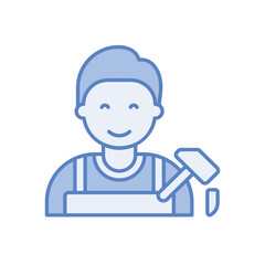 Sculptor vector icon