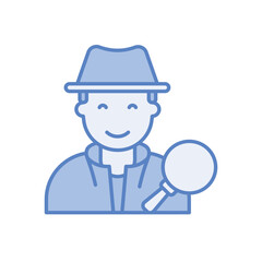 Detective vector icon
