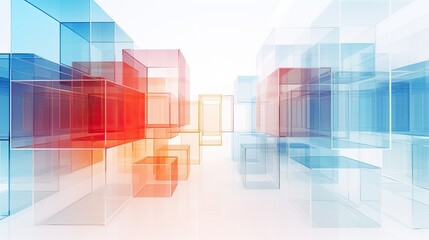 Fototapeta premium abstract background with buildings