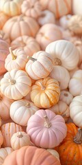colorful pumpkin background