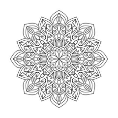 Mongolian traditional vector mandala design elements