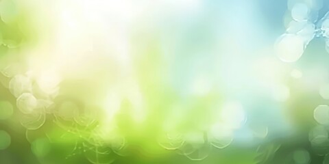 Obraz premium Blurred Green and Blue Background