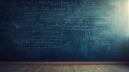 Mathematical Mastery: Frontal View with Soft Illumination