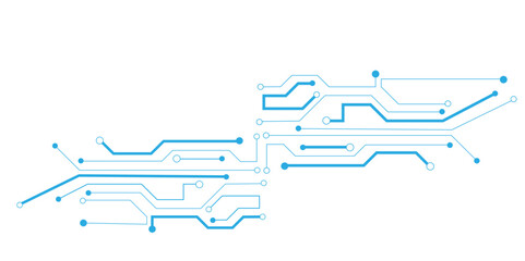 High-tech technology texture circuit board texture. Abstract background electronic printed circuit board, with dot and connection line.
