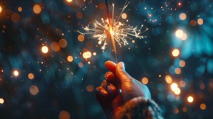 Happy 4th of July Independence Day Hand Holding