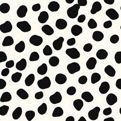 Obraz premium Seamless pattern with dairy cows