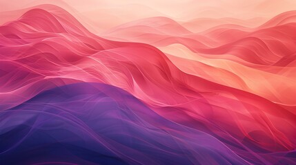 Obraz premium Gradient lavender to salmon abstract shades banner