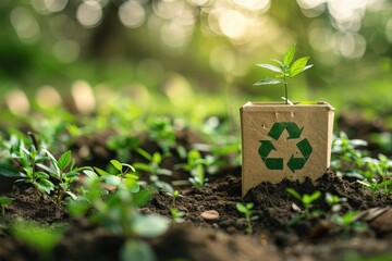 Clipart illustration of using eco-friendly packaging for renewable energy products, highlighting sustainable practices in product packaging Eco-friendly packaging, Renewable energy, Sustainable