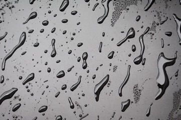 Water droplets from rain suitable for wallpaper design background