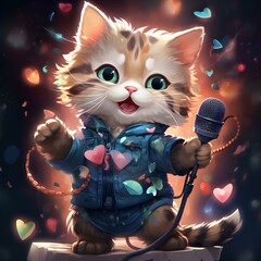 singing cat