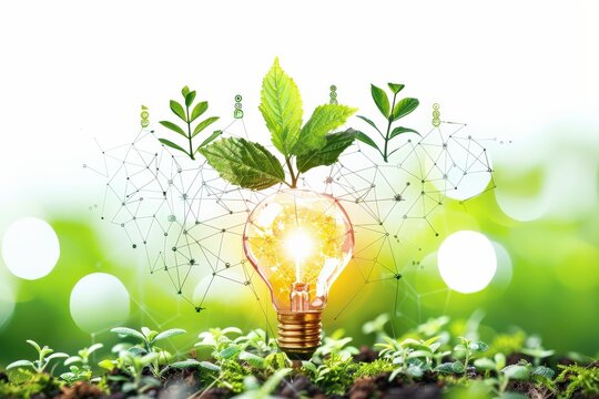 Clipart illustration of research and development in renewable energy, emphasizing the importance of innovation and technology in sustainable energy Green technology, Renewable energy, Sustainable