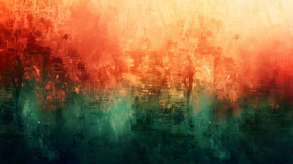 Fototapeta premium Gradient bronze to emerald abstract shades banner