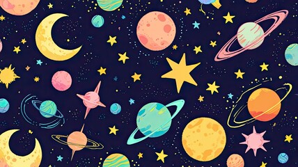 Bright colorful seamless Easter egg pattern for wallpaper or fabric design