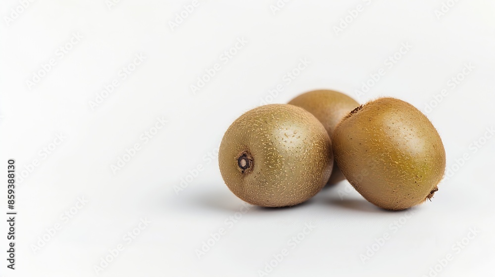 Poster mini kiwi baby fruit or actinidia arguta isolated on white background with full depth of field : gen