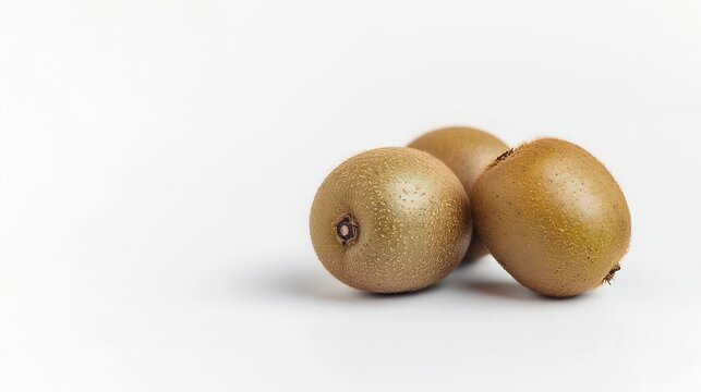 mini kiwi baby fruit or actinidia arguta isolated on white background with full depth of field : Generative AI