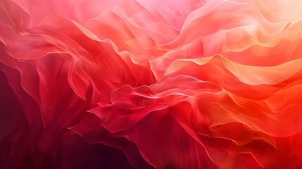 Obraz premium Gradient sea shell to tomato abstract effect