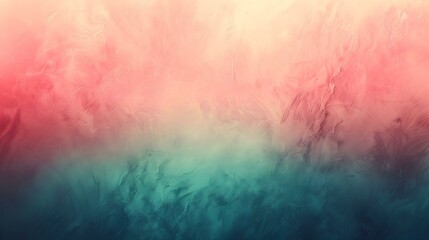 Obraz premium Gradient aqua to dark salmon abstract banner