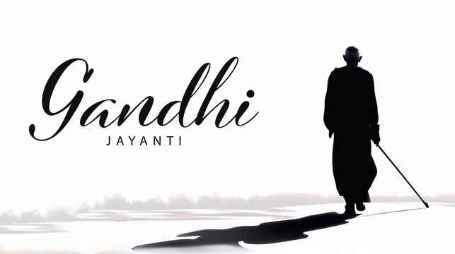 Mohandas Karam Chandra Gandhi Birthday. Mahatma Gandhi Poster Design