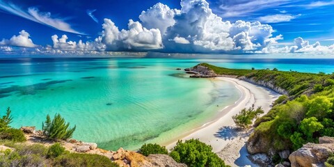 Turks & Caicos Treasures Pristine Coastal Wonders AI Generative