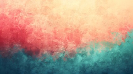 Obraz premium Gradient light yellow to medium turquoise background