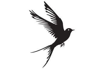 Animal silhouette vector image illustration