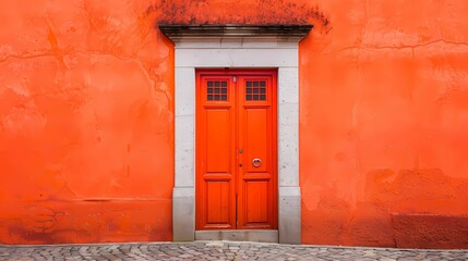 old red door