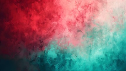 Obraz premium Gradient red to cyan abstract shades effect