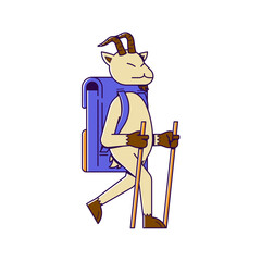 Hiking Goat