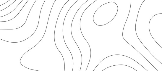 Topographic map and landscape terrain texture grid. Abstract lines background. Contour maps. Vector illustration. black and white topographic contours lines of mountains.