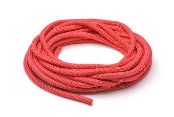 Red braided rope