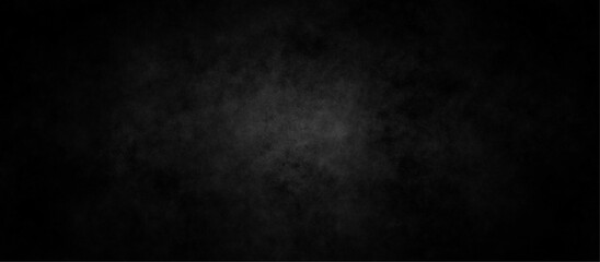 Abstract grunge background design with textured black stone concrete wall. Overlay scratch, paper texture, chalkboard texture, vintage grunge surface horror dark concept backdrop. 