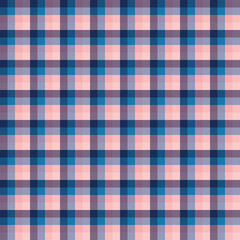 Seamless pattern of plaid. check fabric texture. striped textile print.Checkered gingham fabric seamless pattern. Vector seamless pattern.