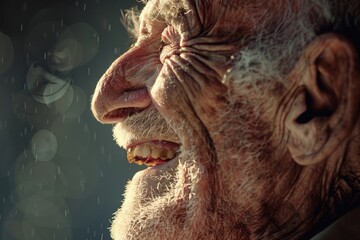 A senior gentleman with a warm and welcoming expression