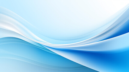 Blue minimalist abstract wavy winding background