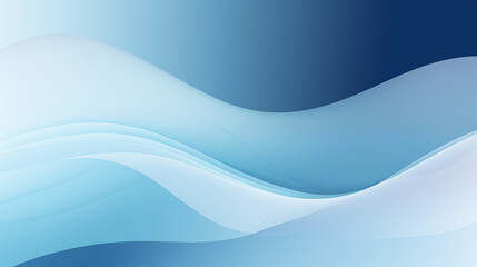 Obraz premium Blue minimalist abstract wavy winding background