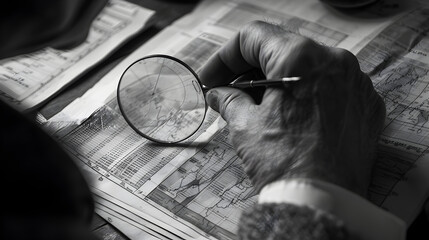 Data analysts who are analyzing current and past stock market graphs to plan future investments.