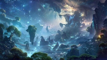 background inspired fantasy worlds