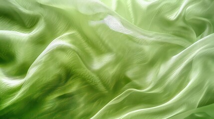 Celery Green Fresh Abstract Texture with Gradient and Ombre Effects, Light and Elegant Fabric Design with Modern and Natural Aesthetic